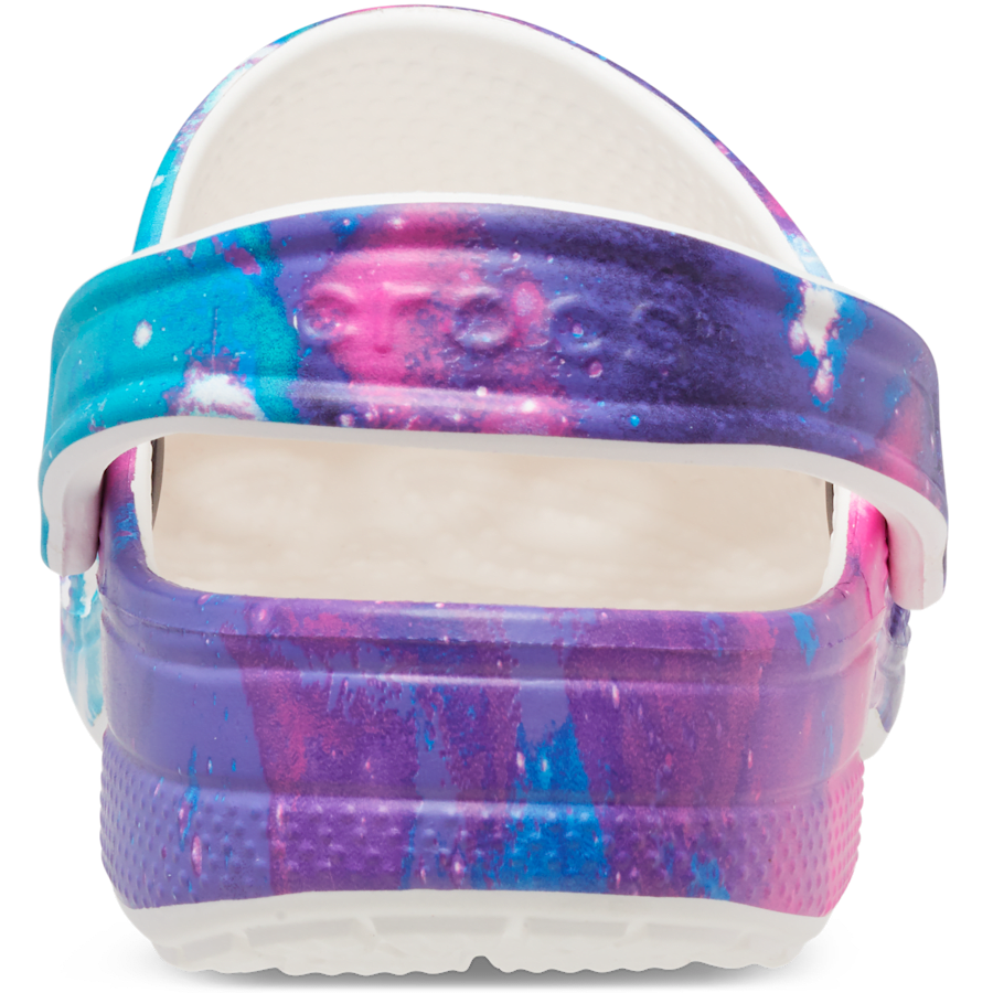 White / Multi Baya Seasonal Printed Clog - Back - Crocs