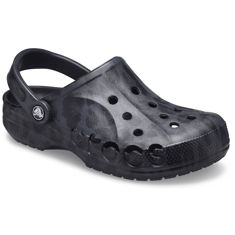 Leopard / Black Baya Seasonal Printed Clog - Angle - Crocs