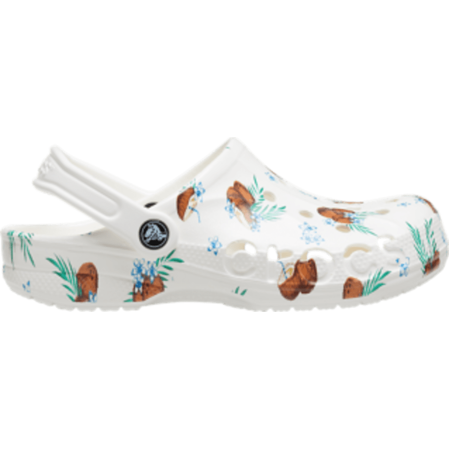 Coconut Print Baya Seasonal Printed Clog - Side - Crocs