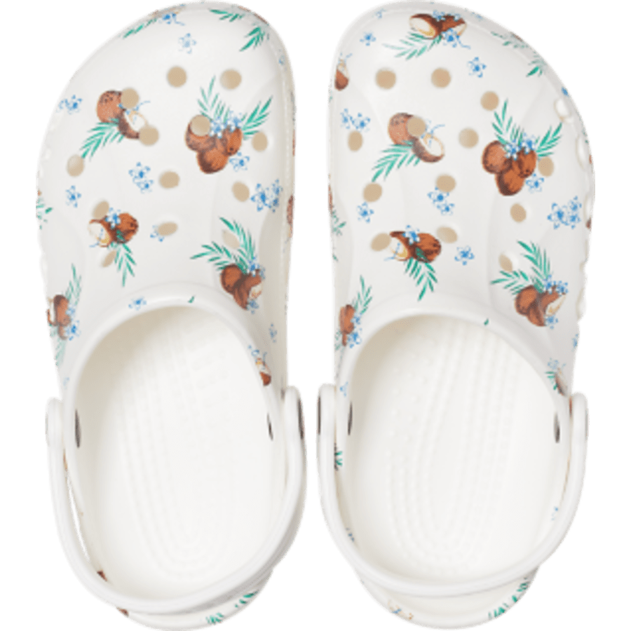 Coconut Print Baya Seasonal Printed Clog - Top - Crocs