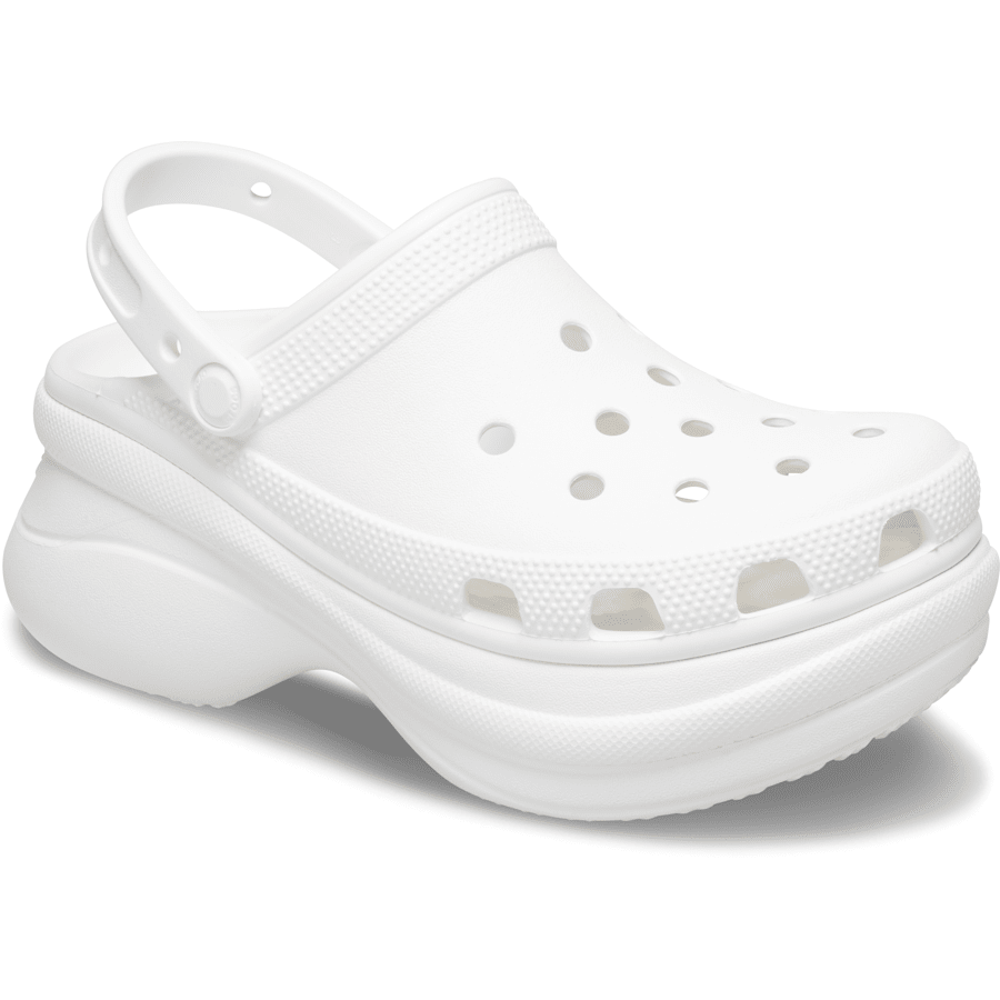 White Bae Clog - Front - Crocs