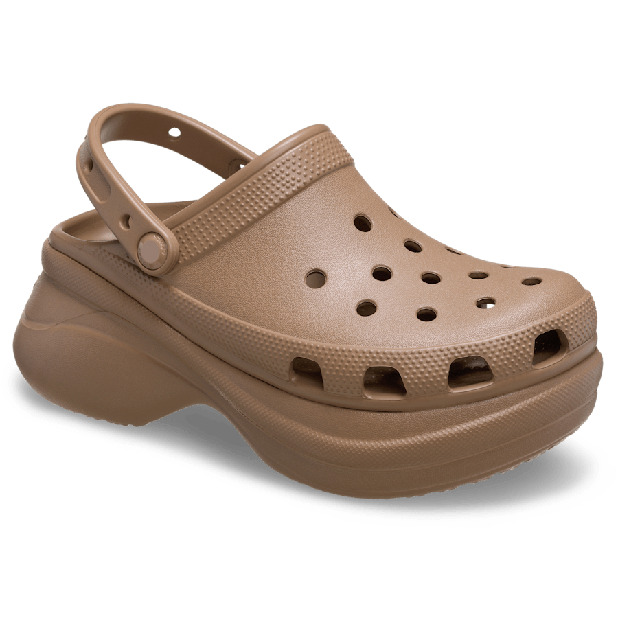 Milk Chocolate Bae Clog - Angle - Crocs
