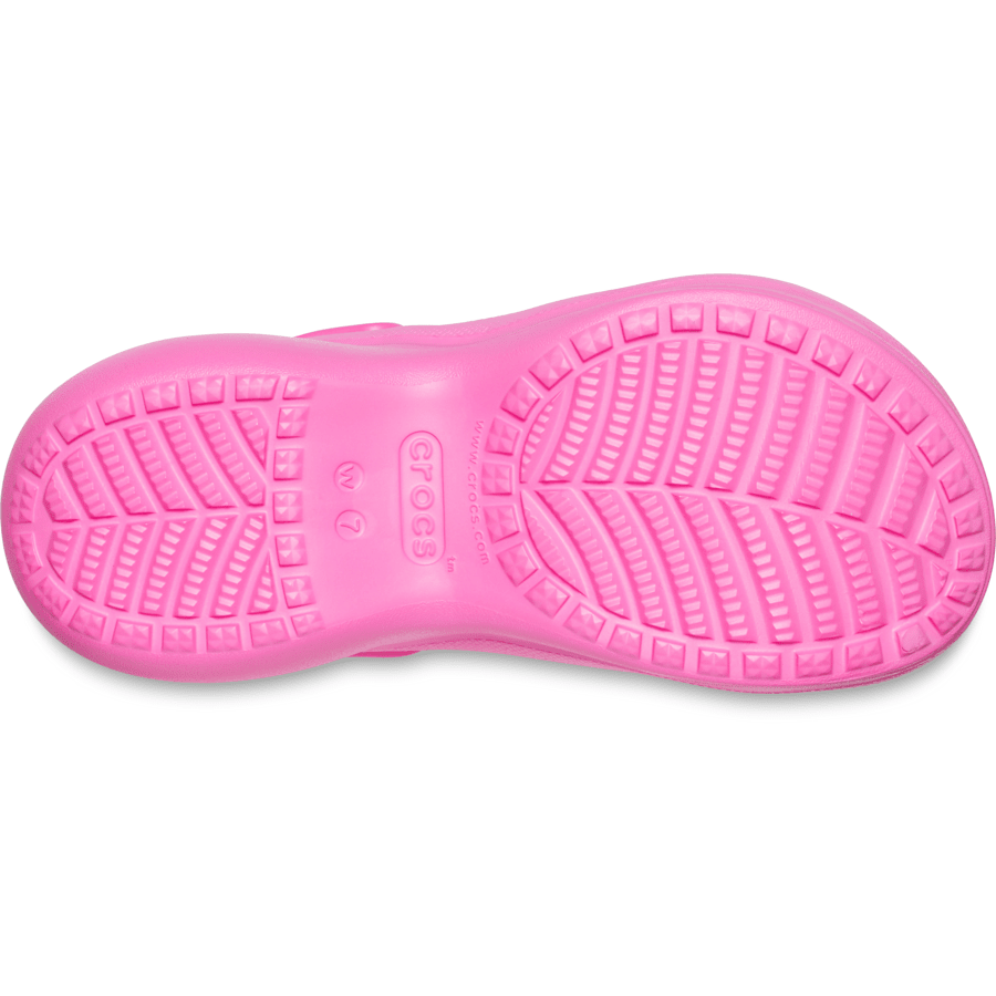 Electric Pink Bae Clog - Bottom - Crocs