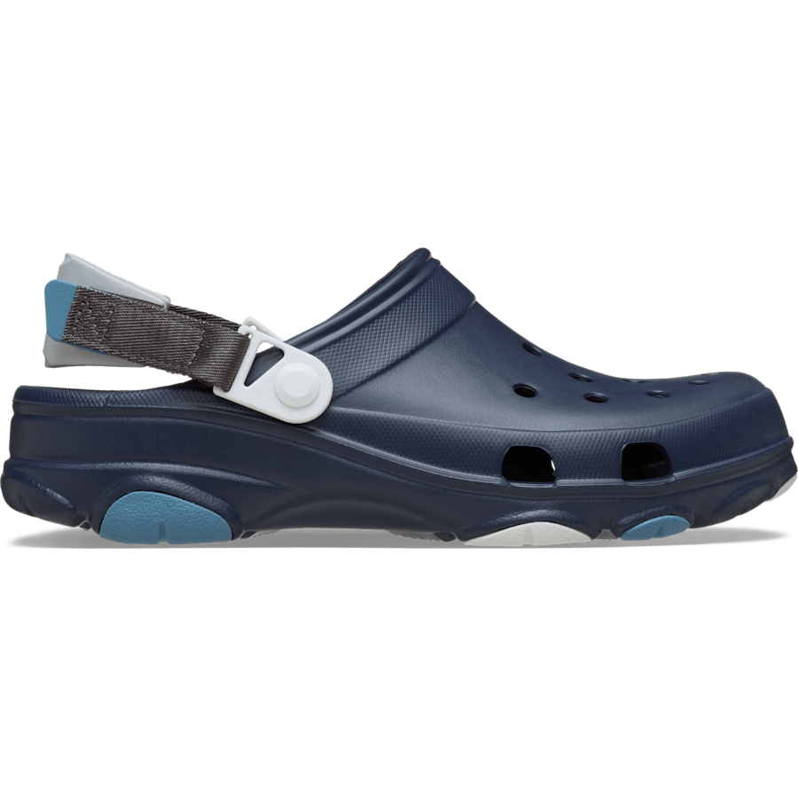 Navy All-Terrain Clog - Seitenansicht - Crocs