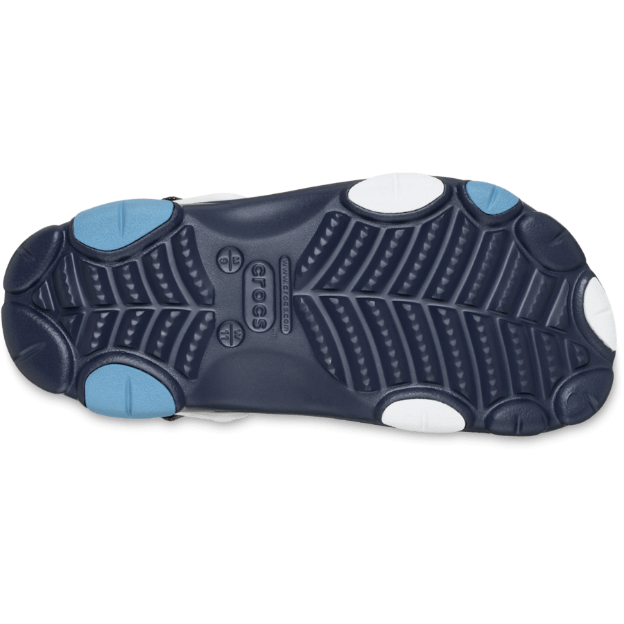 Navy All-Terrain Clog - Ansicht von unten - Crocs