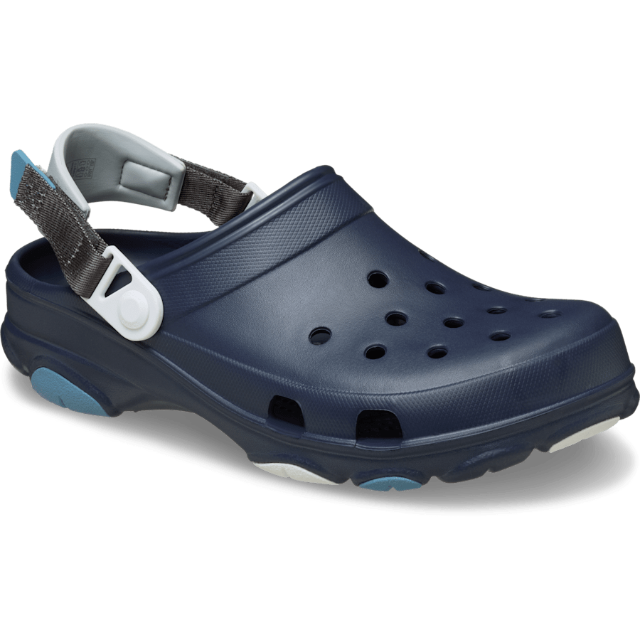 Navy All-Terrain Clog - Schrägsicht - Crocs