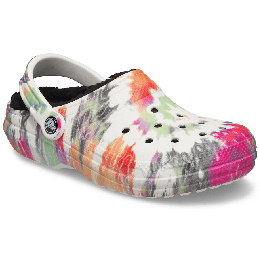 Colour Classic Lined Tie-Dye Clog - Angle - Crocs