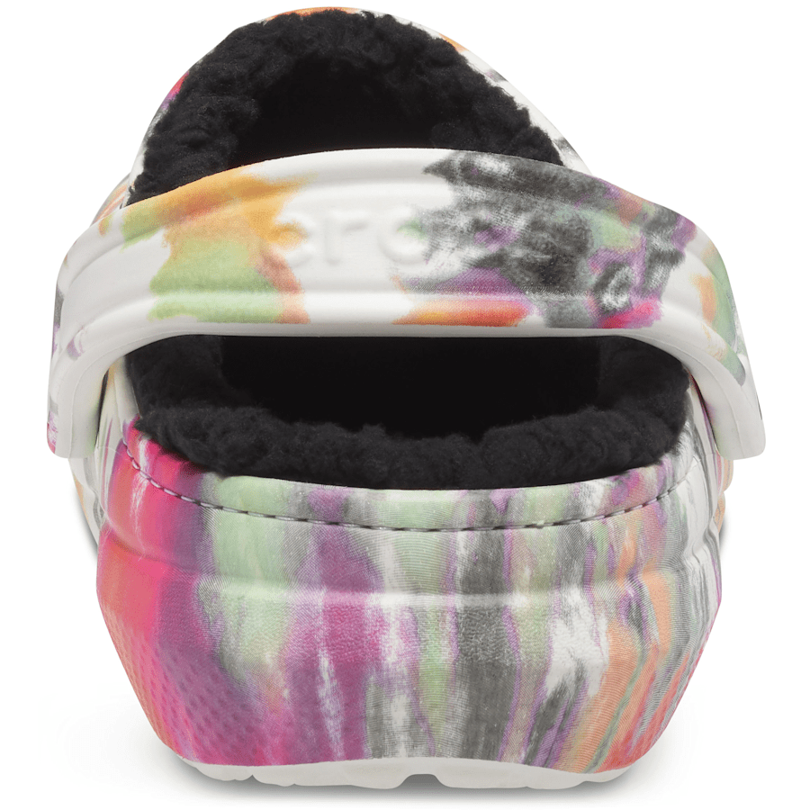 Colour Classic Lined Tie-Dye Clog - Back - Crocs