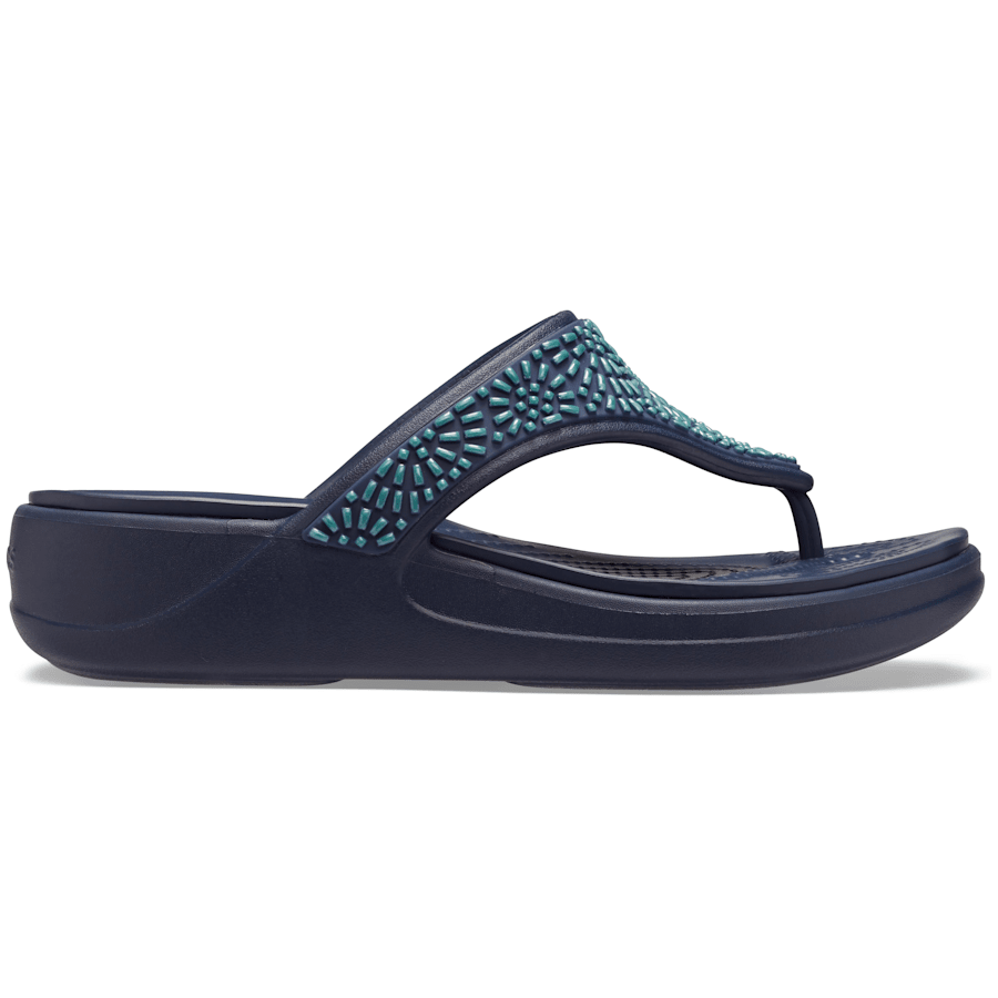 Women's Crocs Monterey Diamante Wedge Flip