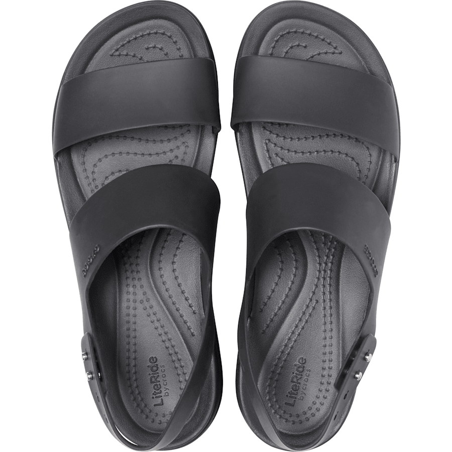 Black / Black Brooklyn Low Wedge - Top - Crocs
