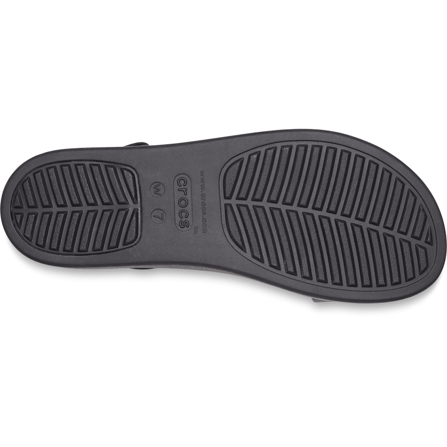 Black / Black Brooklyn Low Wedge - Bottom - Crocs