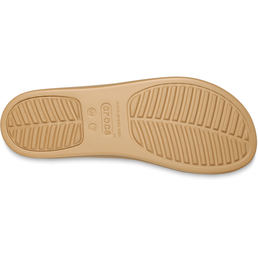 Black/Cashew Brooklyn Low Wedge Sandal - Bottom - Crocs