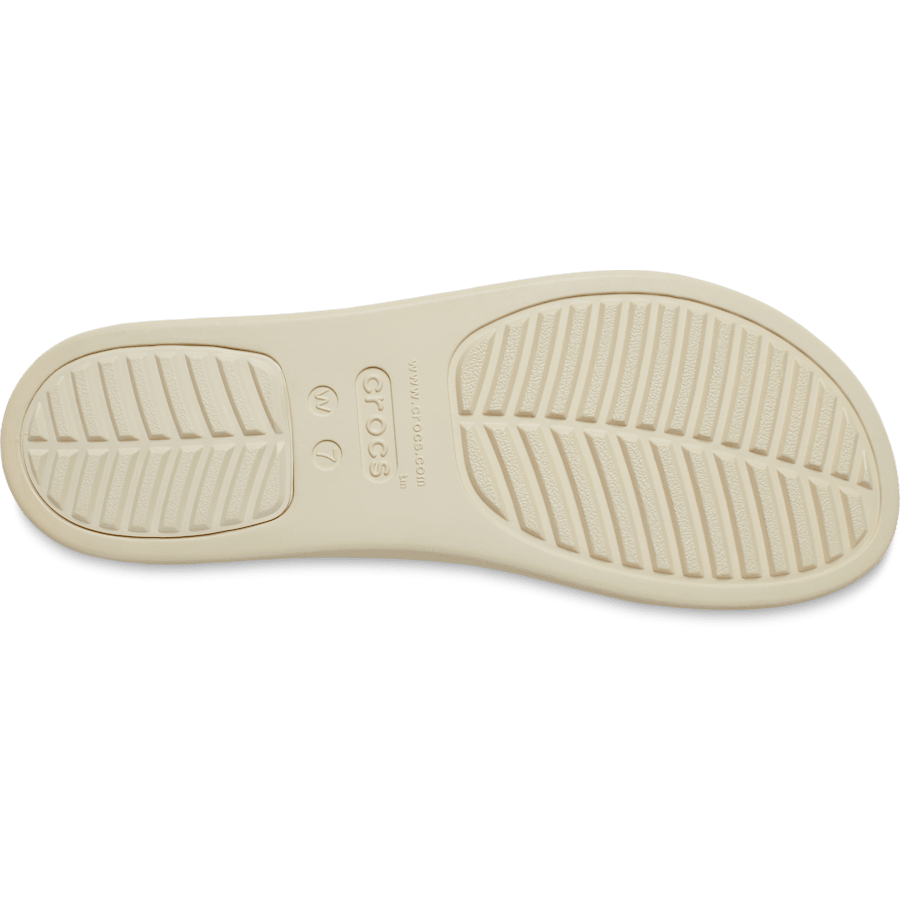 Khaki / Bone Brooklyn Low Wedge - Bottom - Crocs
