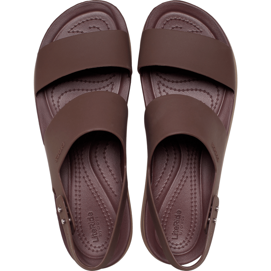 Mocha/Mushroom Brooklyn Low Wedge - Top - Crocs