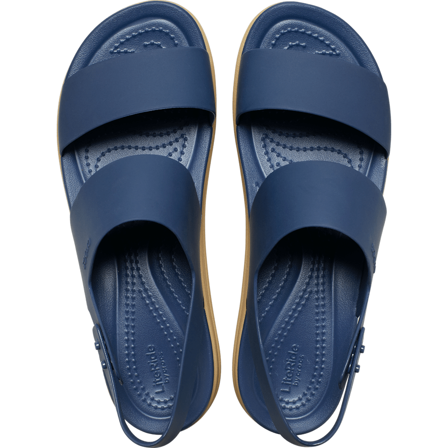 Navy / Tan Brooklyn Low Wedge - Top - Crocs