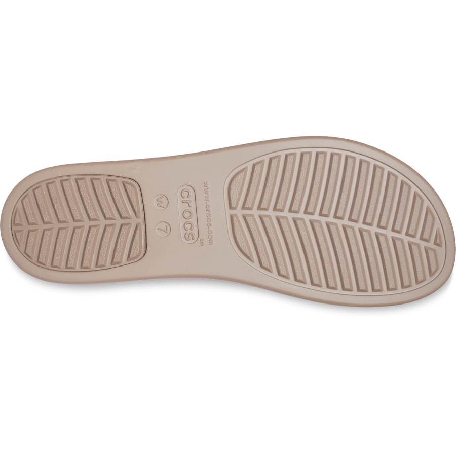 Flame / Mushroom Brooklyn Low Wedge Sandal - Bottom - Crocs