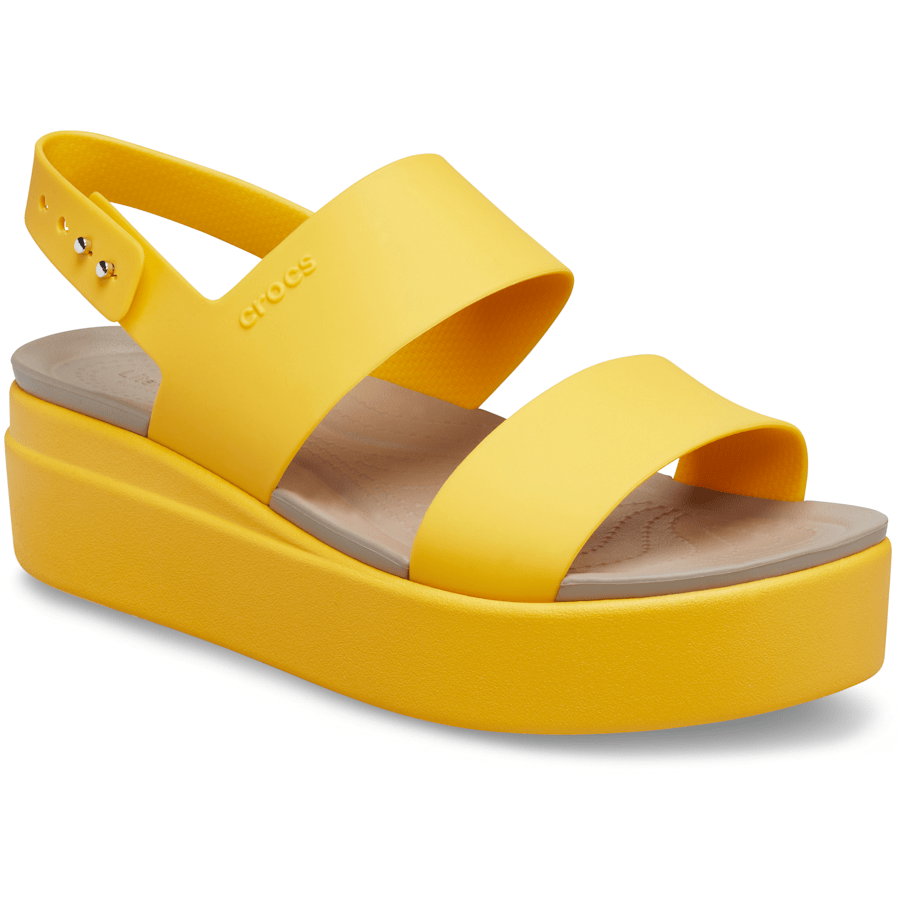 Colour Brooklyn Low Wedge Sandal - Angle - Crocs