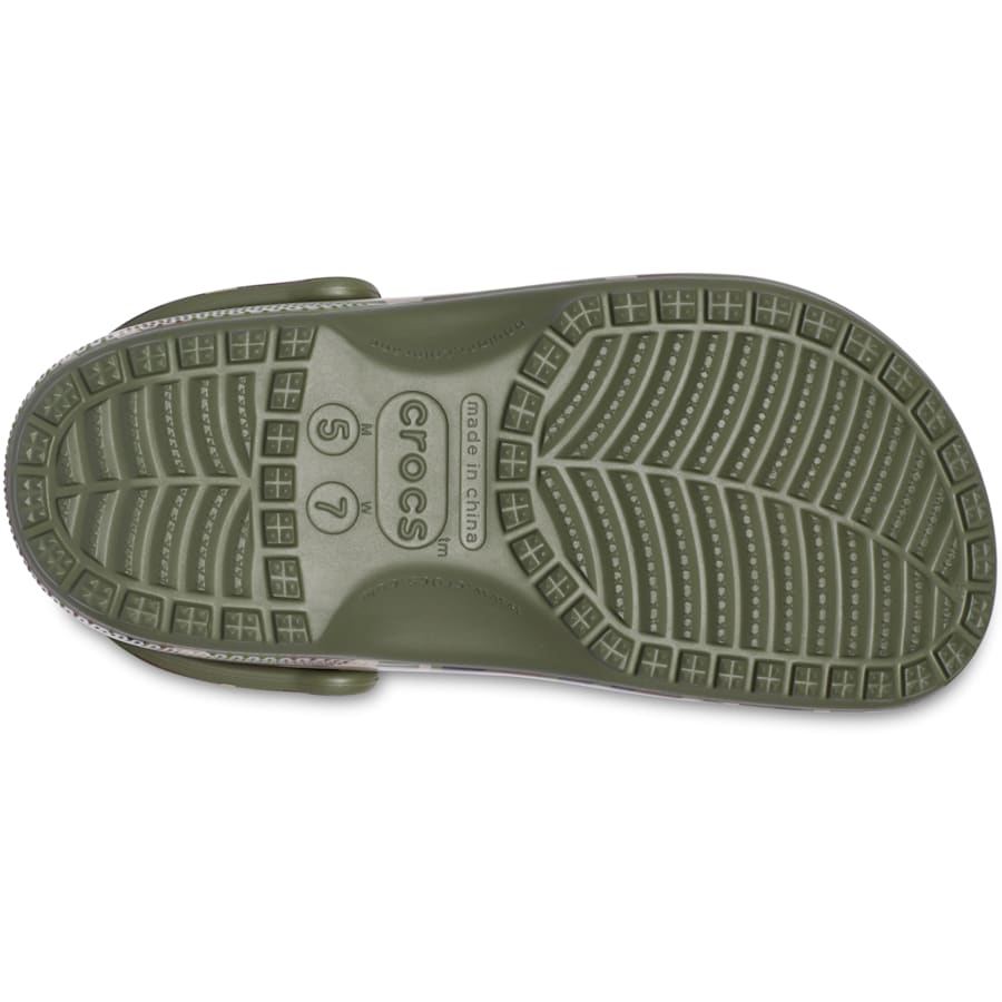 Color Classic Printed Camo Clog - Bottom - Crocs