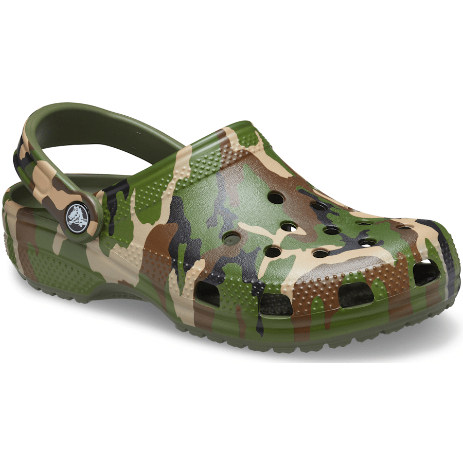 Color Classic Printed Camo Clog - Angle - Crocs