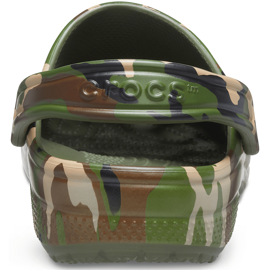 Color Classic Printed Camo Clog - Back - Crocs