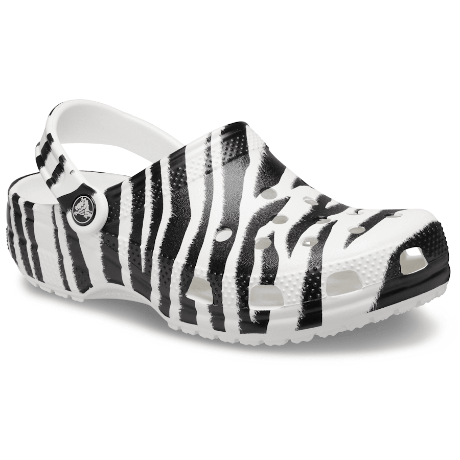Colour Classic Animal Print Clog - Angle - Crocs