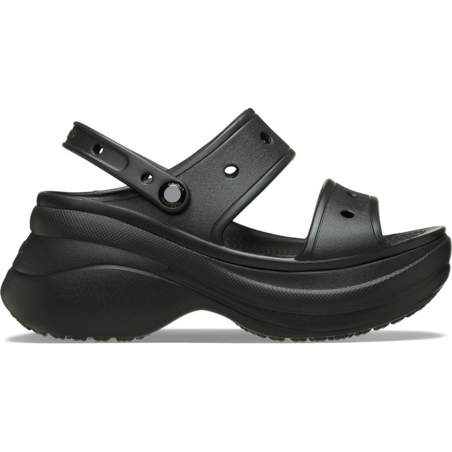 Black Women's Crocs Classic Bae Sandal - Side - Crocs
