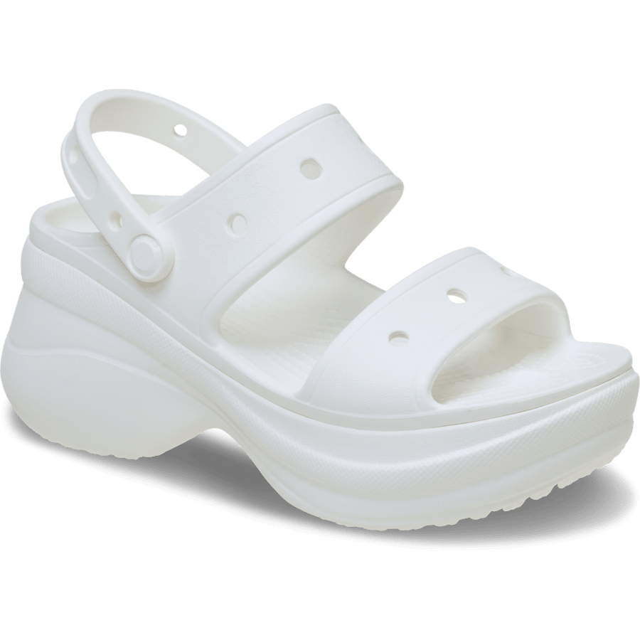White ベイ サンダル - アングル - Crocs
