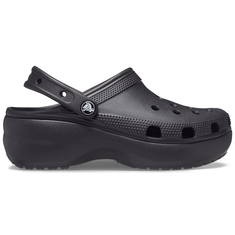 Black Women's Classic Platform Clog - Side - Crocs