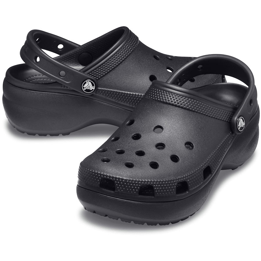 Black Women's Classic Platform Clog - Pair - Crocs