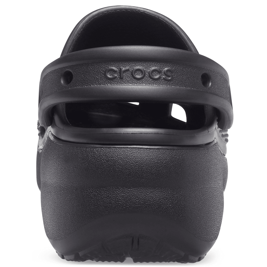 Black Women's Classic Platform Clog - Back - Crocs
