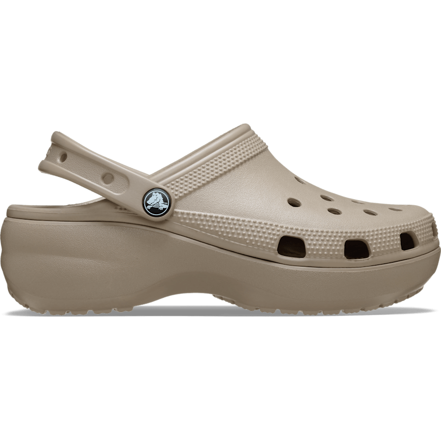 Crocs Women's Classic Platform Clog — Taupe