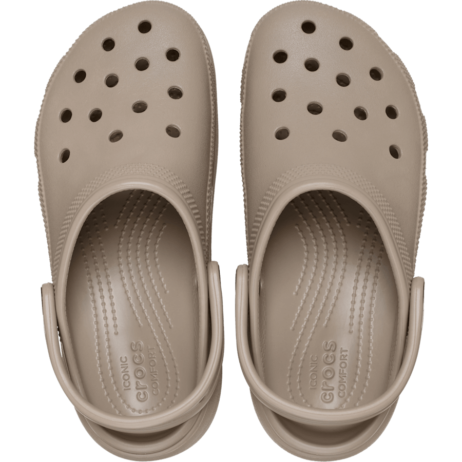Crocs Women's Classic Platform Clog — Taupe