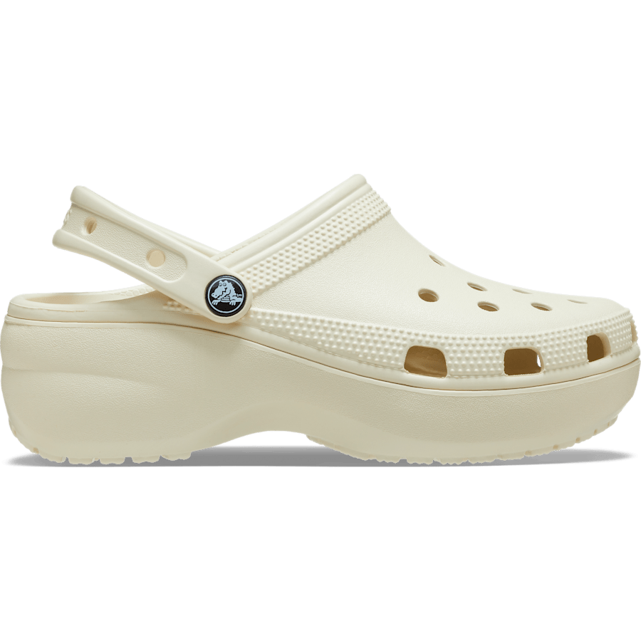 Bone Women's Classic Platform Clog - Side - Crocs