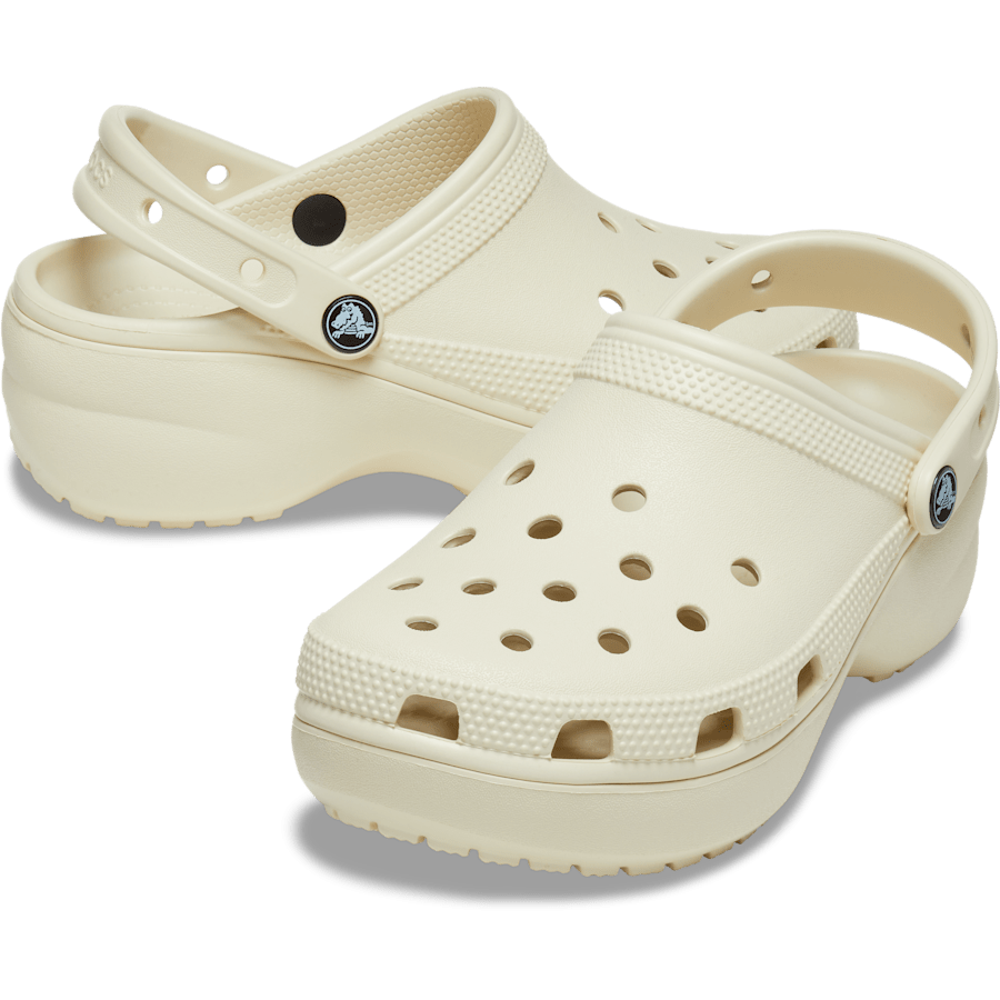 Bone Women's Classic Platform Clog - Pair - Crocs