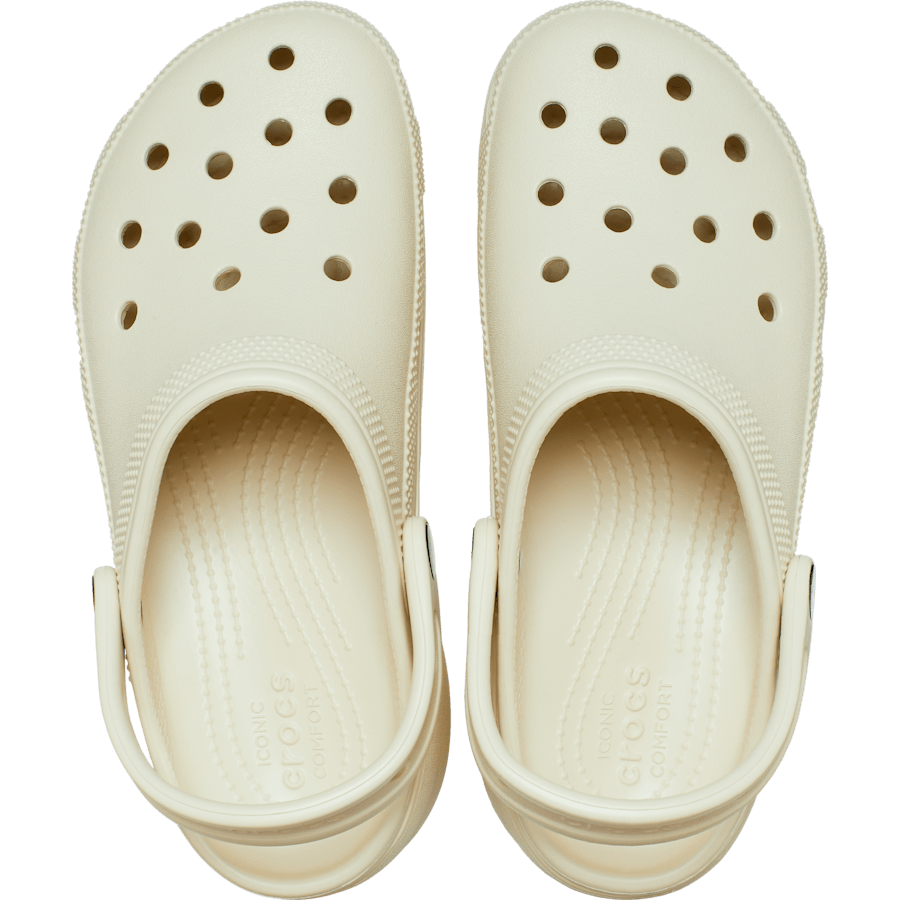 Bone Women's Classic Platform Clog - Top - Crocs