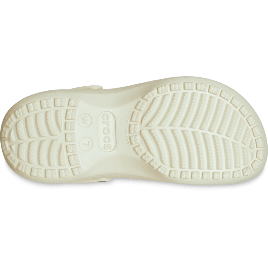 Bone Women's Classic Platform Clog - Bottom - Crocs