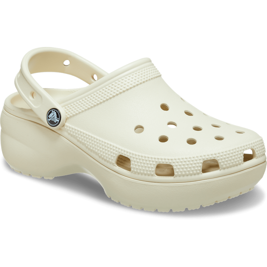 Bone Women's Classic Platform Clog - Angle - Crocs