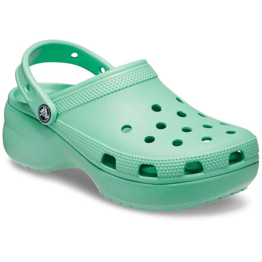 Jade Stone Women's Classic Platform Clog - Angle - Crocs