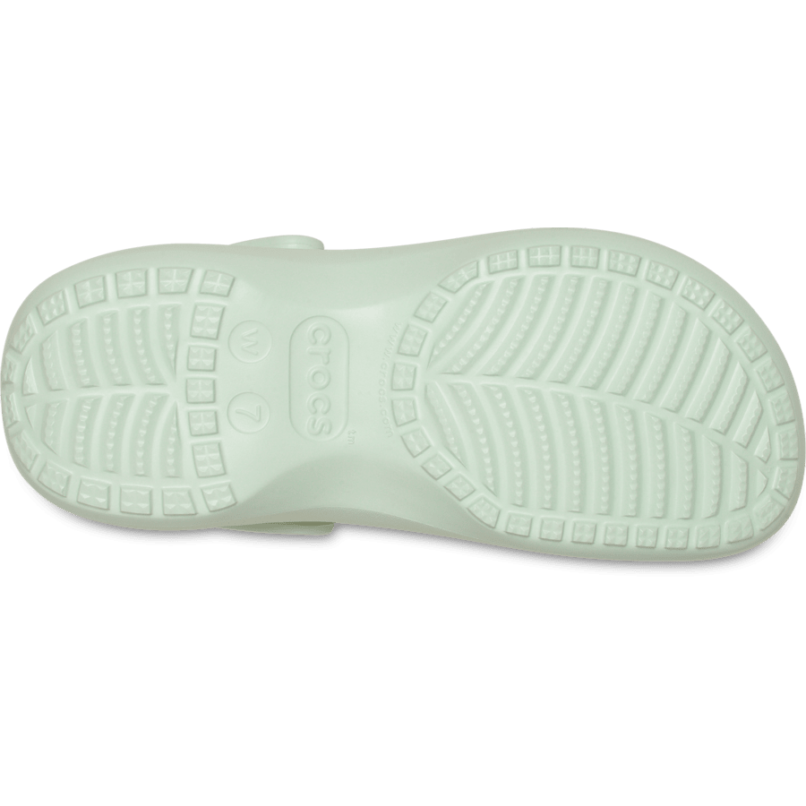 Mint Tint Women's Classic Platform Clog - Bottom - Crocs