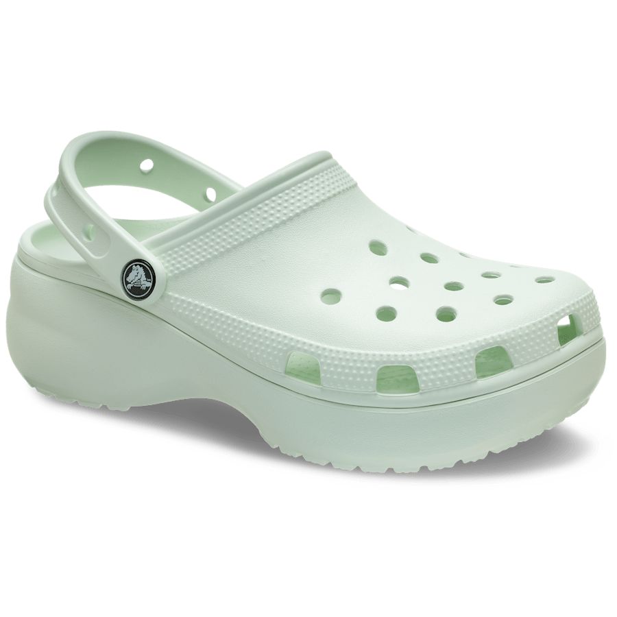 Mint Tint Women's Classic Platform Clog - Custom Angle - Crocs