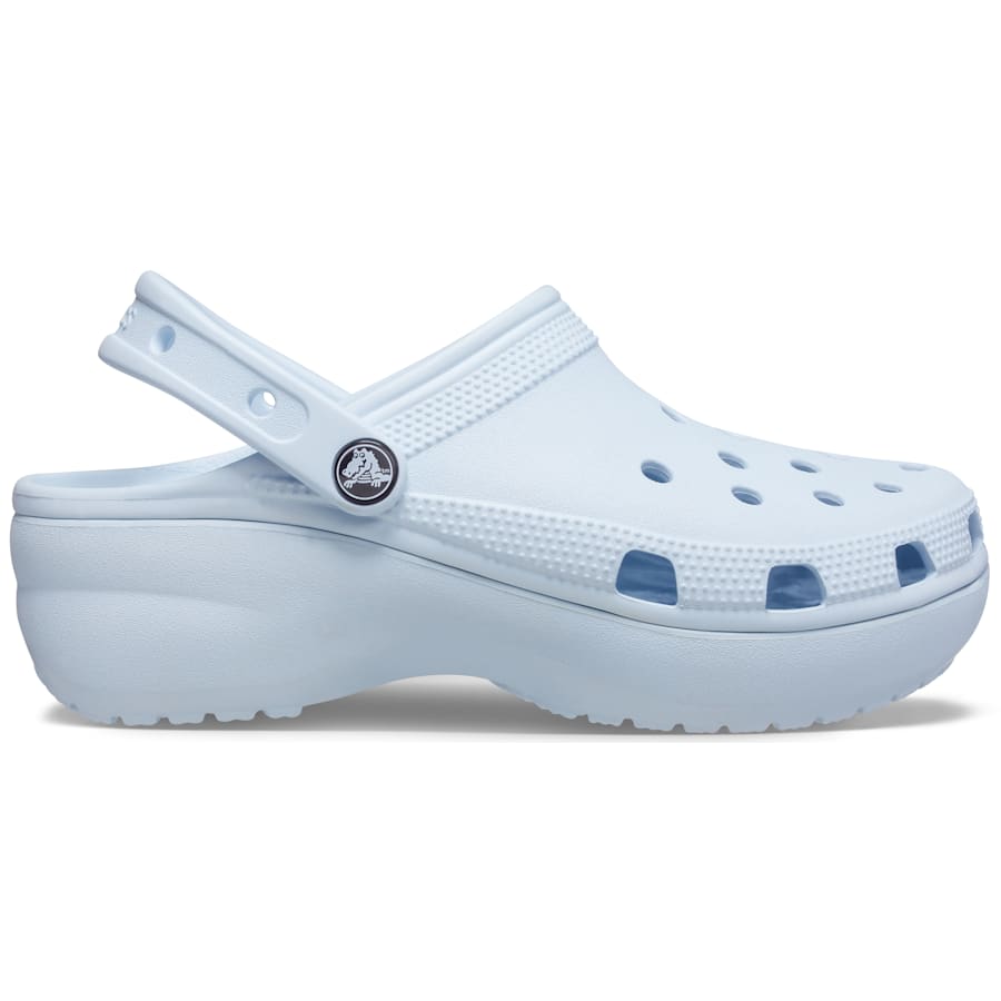 Mineral Blue Women's Classic Platform Clog - Side - Crocs