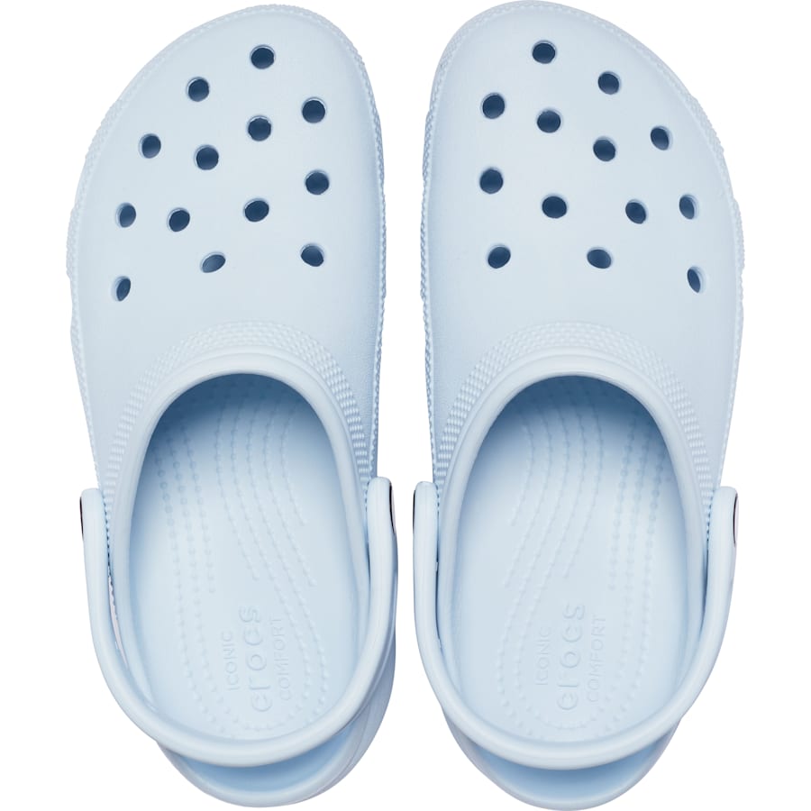 Mineral Blue Women's Classic Platform Clog - Top - Crocs