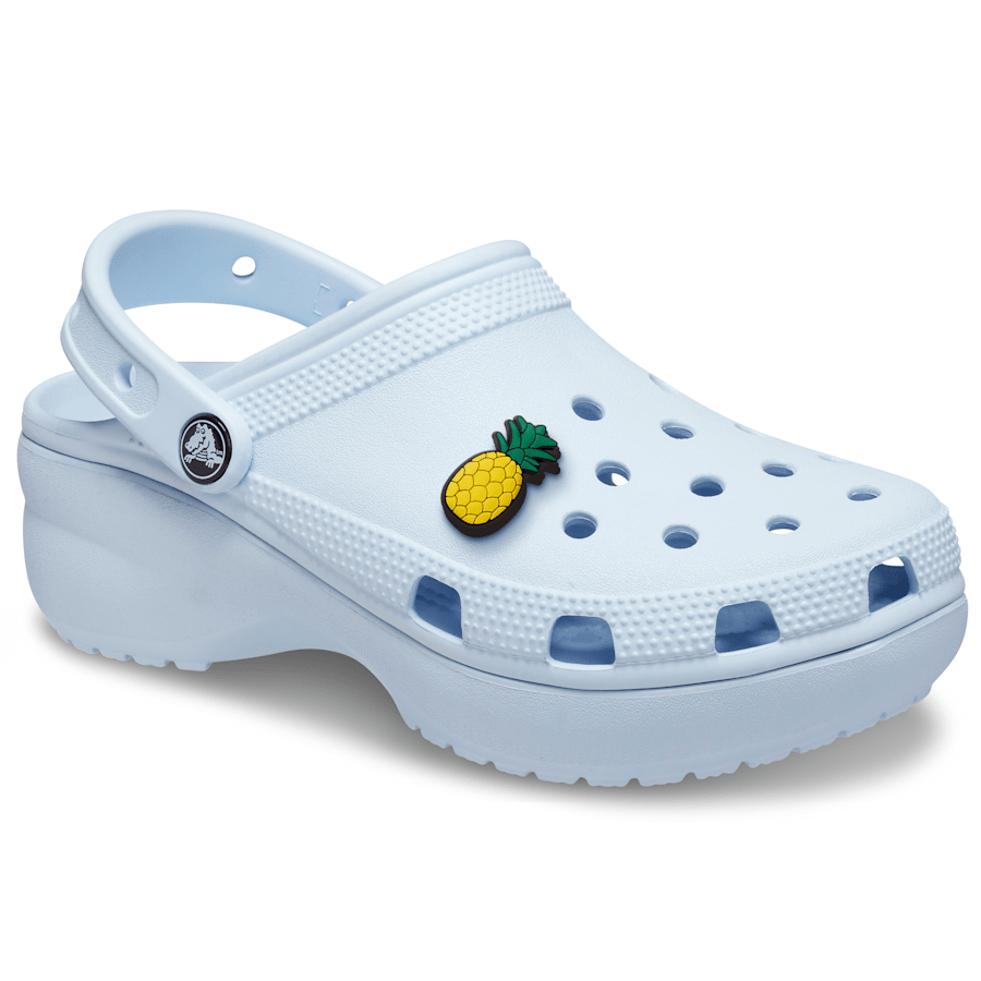 Mineral Blue Women's Classic Platform Clog - Angle - Crocs