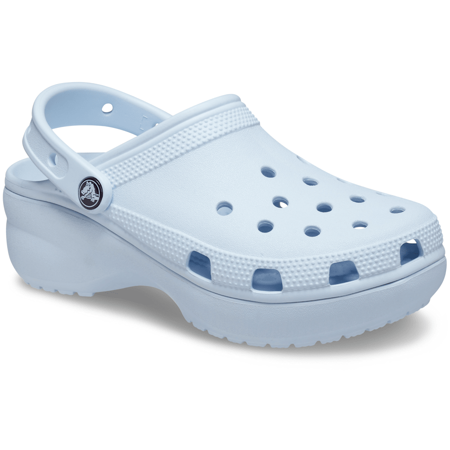 Mineral Blue Women's Classic Platform Clog - Front - Crocs