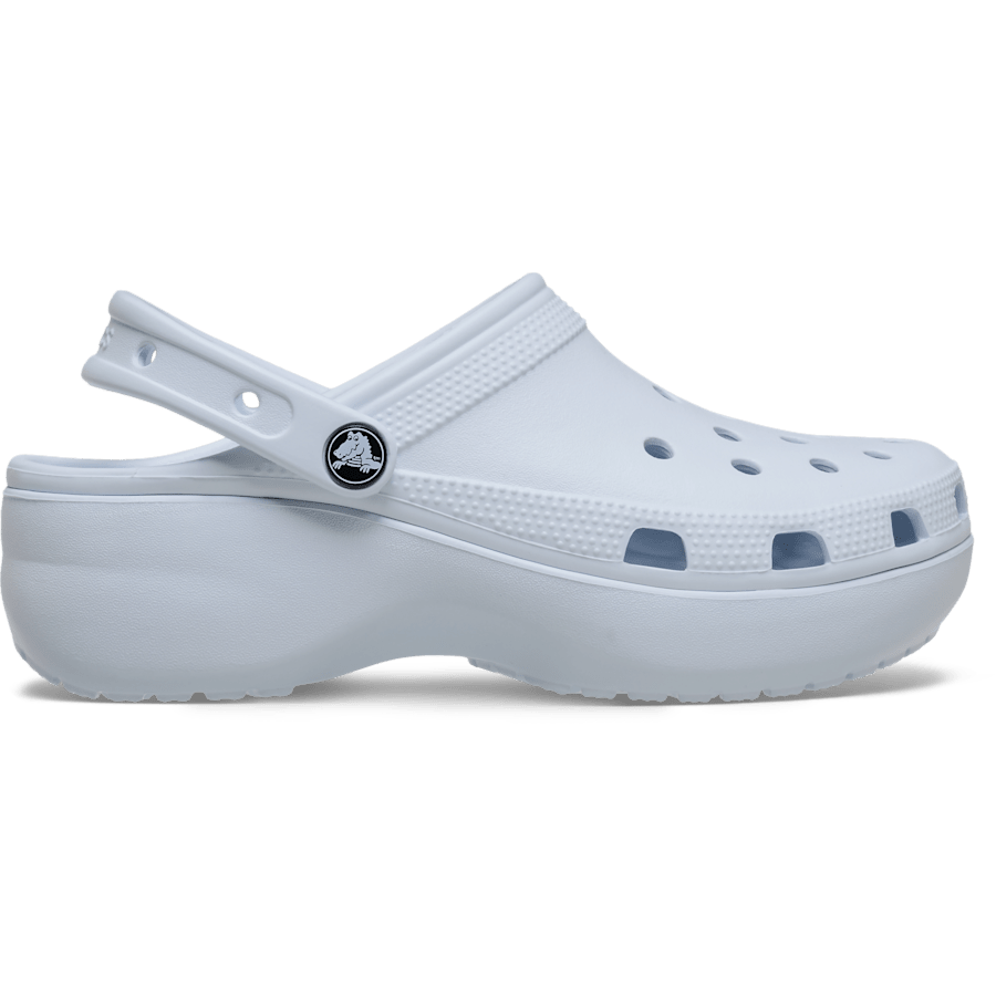 Glace du ciel Sabots plateforme classiques pour femmes - Côté - Crocs