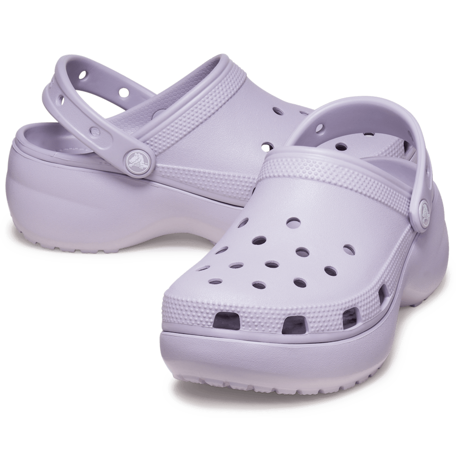 Mauve Mist Women's Classic Platform Clog - Pair - Crocs