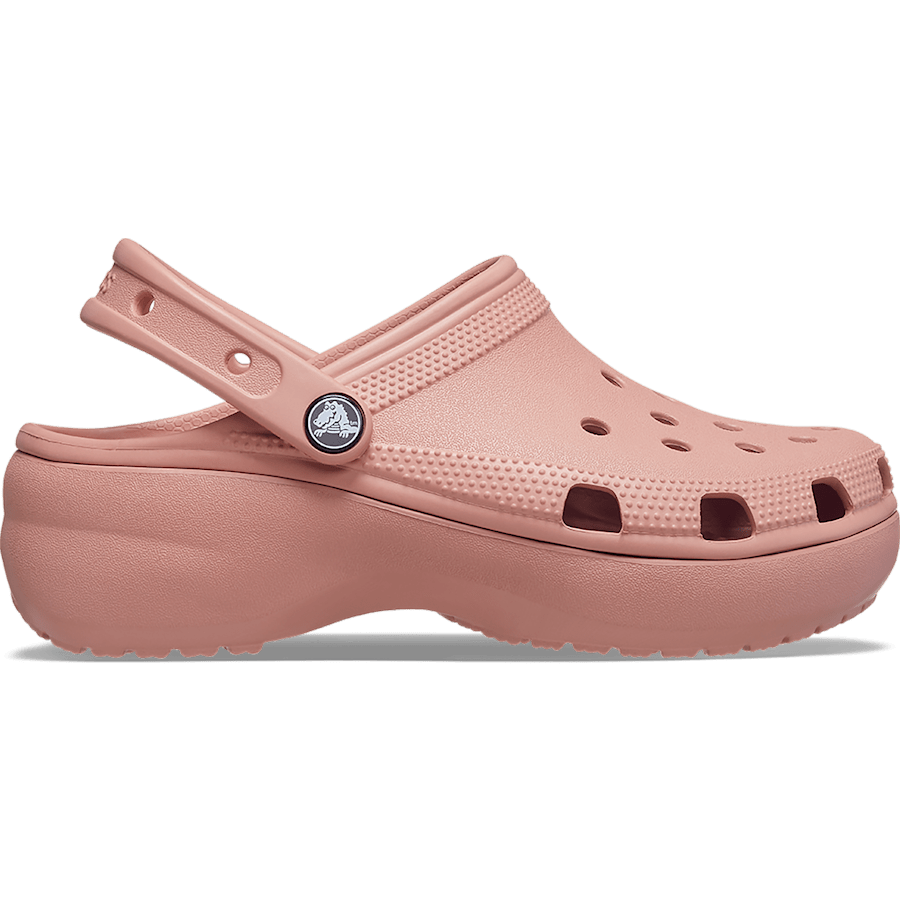 Pale Blush Women's Classic Platform Clog - Side - Crocs