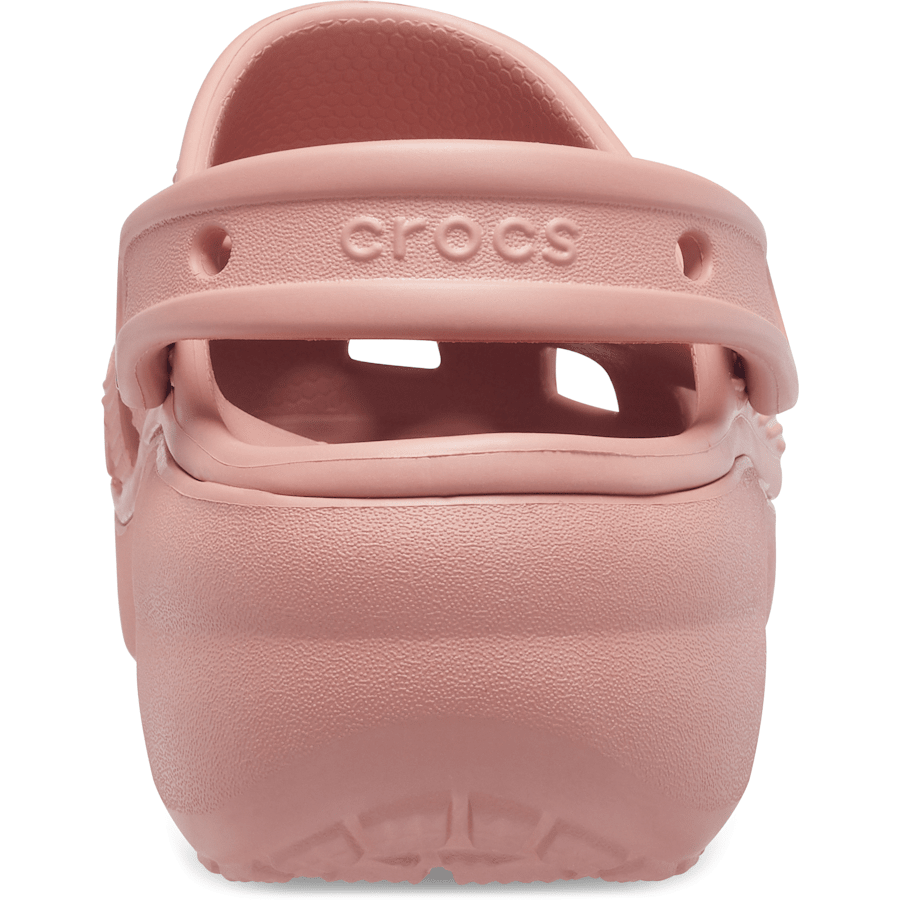 Pale Blush Women's Classic Platform Clog - Back - Crocs