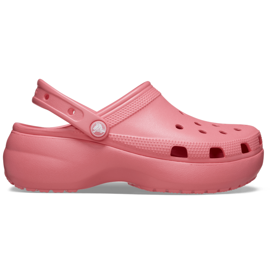 Hot Blush Women's Classic Platform Clog - Side - Crocs