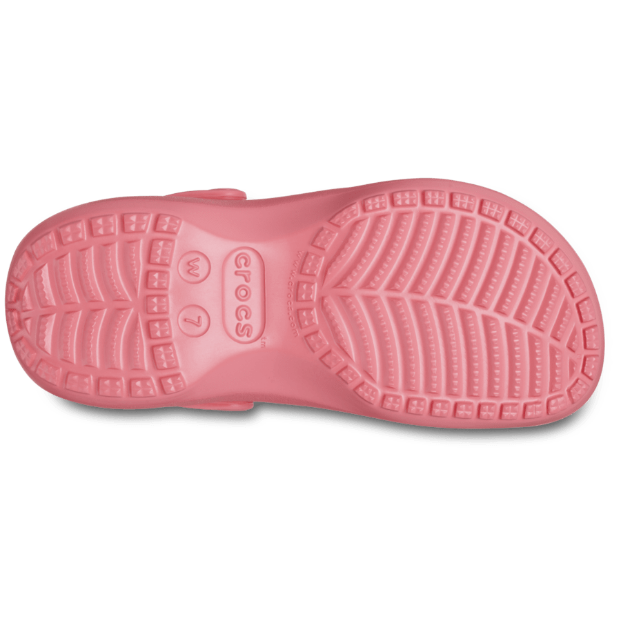 Hot Blush Women's Classic Platform Clog - Bottom - Crocs